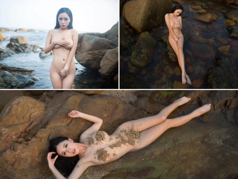 TuiGirl推女郎黄可三亚礁石摄影专辑-完整版 [365P-5.34G]